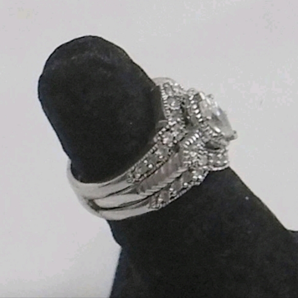 Rare Estate Elegant Victoria Wieck/Meda Absolute Ring With Guard - Picture 3 of 13